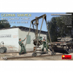 German Tankmen w. Gantry Crane & Maybach HL 120 Engine -...