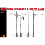 Tram Supports & Street Lamp - MiniArt 1/35