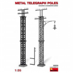Metal Telegraph Poles - MiniArt 1/35