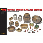 Wooden Barrels & Village Utensils - MiniArt 1/35