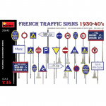 French Traffic Signs 1930-40s - MiniArt 1/35
