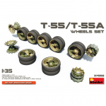 T-55/T-55A Wheels Set - MiniArt 1/35