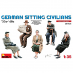 German Sitting Civilians (30s-40s) - MiniArt 1/35