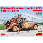 German Passenger Car Typ 170V Saloon 4 Doors - MiniArt 1/35
