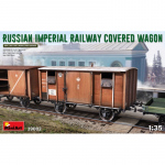 Russian Imperial Railway Covered Wagon - MiniArt 1/35