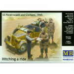 Hitching a ride, US Paratroopers and Civilians 1945 -...
