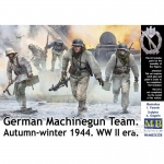 German Machinegun Team. Autumn-winter 1944. WWII era