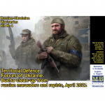 Territorial Defence, Forces of Ukraine. Bucha clean-up,...