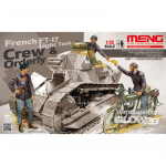 French FT-17 Light Tank Crew & Orderly - Meng Model 1/35