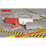 Concrete & Plastic Barrier Set - Meng Model 1/35