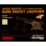 Pickup Mounted Quad Rocket Launcher (RESIN) - Meng Model...