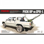 Pick Up w. ZPU-1 - Meng Model 1/35