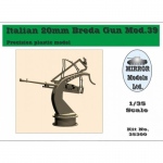 Italian 20mm Breda Gun Mod.39 - Mirror Models 1/35