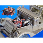 M3 Scout Car - Engine Set - Plus Model 1/35