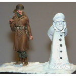 Soldat mit Schneemann