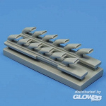 Messerschmitt Bf 109 G-6 Exhausts - Quickboost 1/32