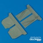 P-51B Mustang Undercarriage Covers - Quickboost 1/32