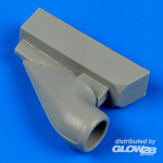 Bf 109G-6 correct air intake for Revell