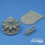 F4U-7 Corsair Engine - Quickboost 1/48