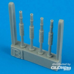 Hurricane Mk.IIc Gun Barrels Type II - Quickboost 1/48