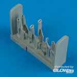 MiG-21MF air scoops for Eduard