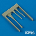 Ki-46 III Dinah gun barrels for Tamiya