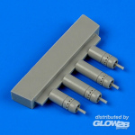 F4U-5 Corsair gun barrels without pylons for Hasegawa