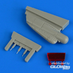 F-14A/B Tomcat chin pod with ECM antenna for Tamiya