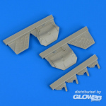 F/A-22A Raptor undercarriage covers for HASEGAWA