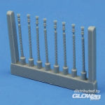 Lancaster Gun Barrels round perforated - Quickboost 1/72