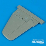 Junkers Ju 88 G Correct Tail Fin - Quickboost 1/72