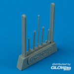 IL-2 Stormovik Gun Barrels and Pitote Tube - Quickboost 1/72