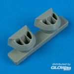 P-38J Lightning Correct Air Intakes - Quickboost 1/72