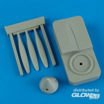 P-40B/C propeller w/tool for Airfix