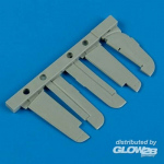 Fw 190A control surfaces for Tamiya