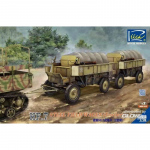 German Hf.7 steel field wagen (trailer) with resin parts...