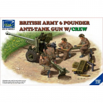 British Army 6 Pounder Anti-Tank Gun w. Crew - Riich...