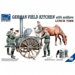 German Field Kitchen with Soliders(cook &three German...
