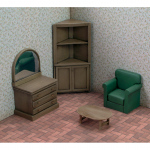 Living Room furniture - Royal Model 1/35