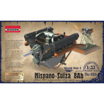 Hispano-Suiza 8Ab Engine - Roden 1/32