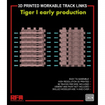 3D-Printed Workable Track Links for Tiger I early Prod. -...