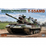 T-55 AMD Drozd APS w. workable track links - Rye Field...