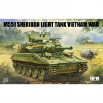 M551 Sheridan Light Tank Vietnam War - Rye Field Model 1/35