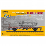 German Railway Flatbed Ommr (2in1) - Sabre Model 1/35