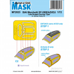 SIAI-Marchetti SF-260EA/D/EU Late Bulged Canopy Type Mask