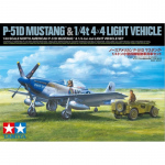 P-51D Mustang & 1/4t 4x4 Light Vehicle - Tamiya 1/48