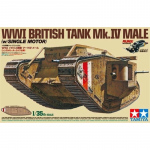 WWI British Tank Mk.IV Male (w. Motor) - Tamiya 1/35