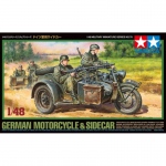 German Motorcycle & Sidecar - Tamiya 1/48
