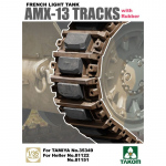 French Light Tank AMX-13 Tracks with Rubber (workable) -...