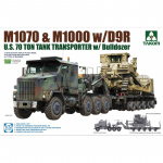 M1070 & M1000 Tank Transporter w. D9R Bulldozer - Takom 1/72
